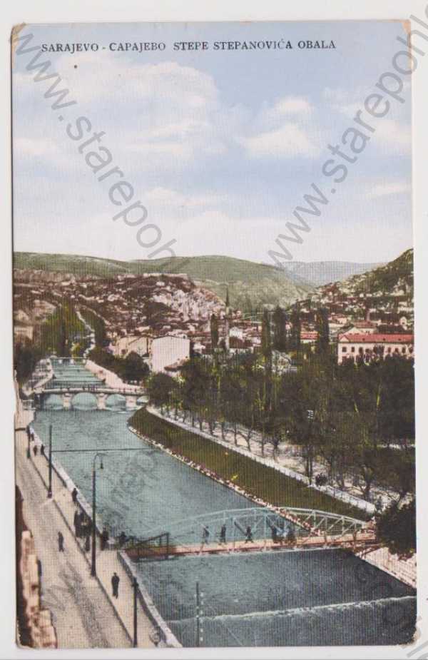  - Jugoslávie - Bosna a Hercegovina - Sarajevo , kolorovaná
