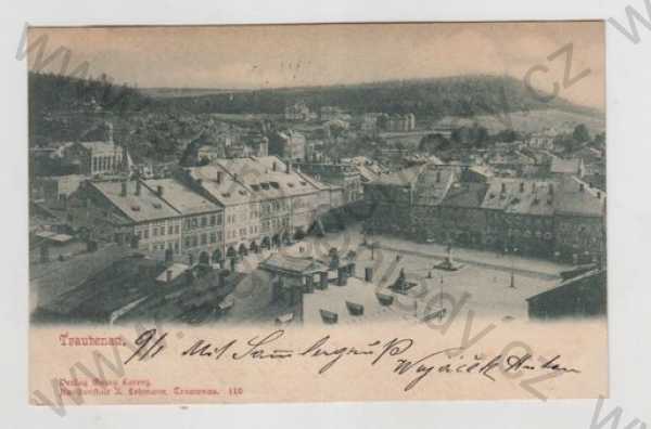  - Trutnov (Trautenau), náměstí, částečný záběr města, DA
