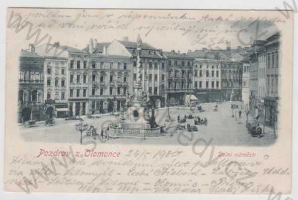  - Olomouc, Dolní náměstí, sloup, DA