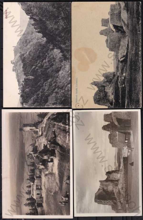  - 4x Lichnice (Chrudim), celkový pohled, zřícenina hradu, foto J.Švec