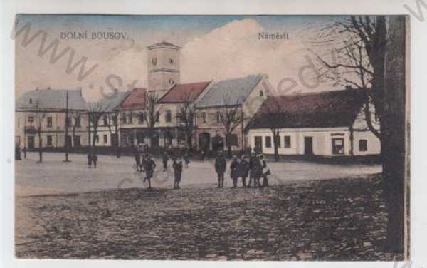  - Dolní Bousov (Mladá Boleslav), náměstí, kolorovaná