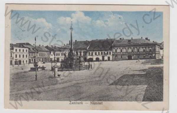  - Žamberk (Ústí nad Orlicí), náměstí, kolorovaná