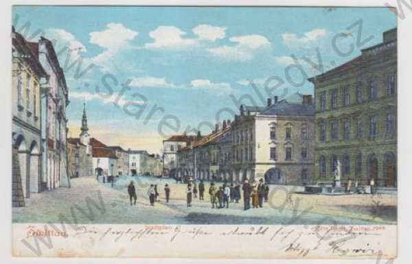  - Svitavy (Zwittau), náměstí, kolorovaná, DA