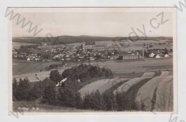  - Slavonice (Zlabings) - Jindřichův Hradec, celkový pohled