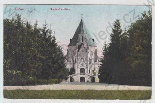  - Třeboň (Jindřichův Hradec), Knížecí hrobka, kolorovaná
