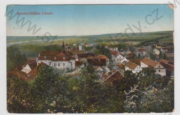  - Liběchov (Mělník), celkový pohled, kolorovaná