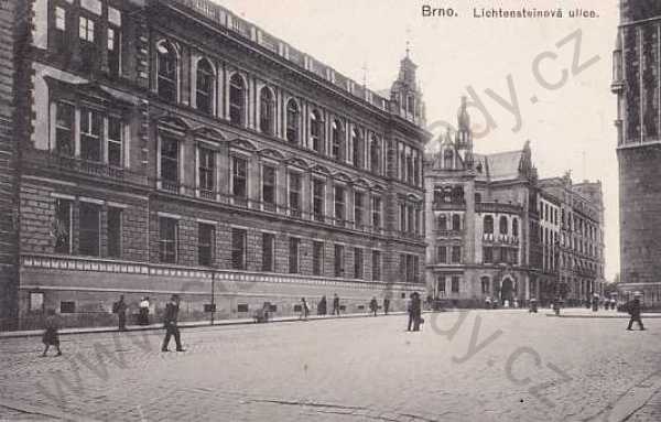  - Brno, Lichtensteinova ulice, budovy
