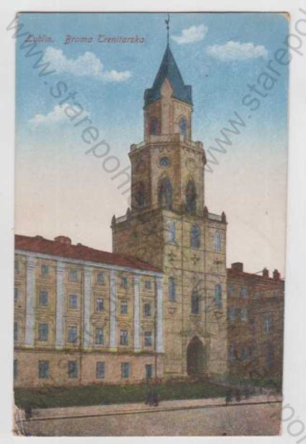  - Polsko, Lublin (Woj. Lubelskie), radnice, kolorovaná