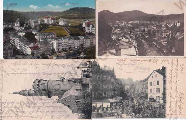  - 4x pohlednice: Rataje nad Sázavou (Kutná hora), hrad, Pirkštejn