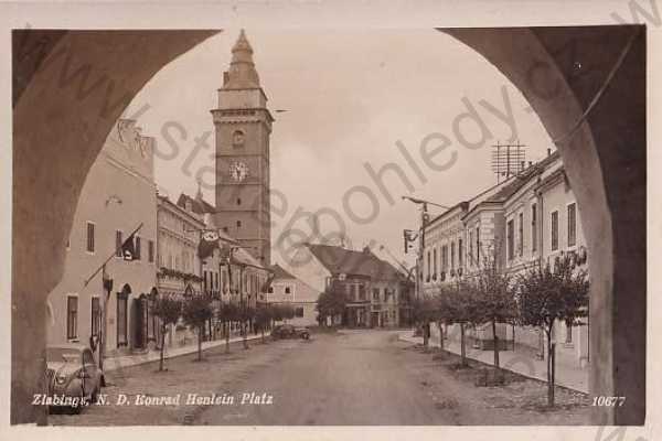  - Slavonice - Zlabings (Jindřichův Hradec), náměstí