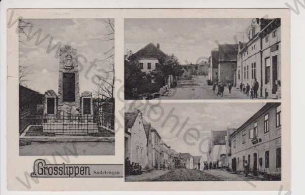  - Lipno (Grosslippen) - pomník padlým, partie