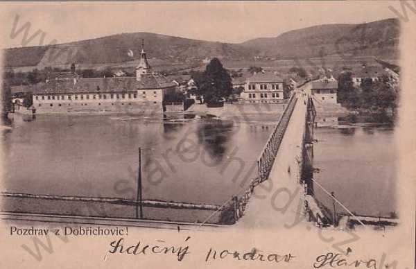  - Radotín (Praha - západ), částečný záběr města, most, DA