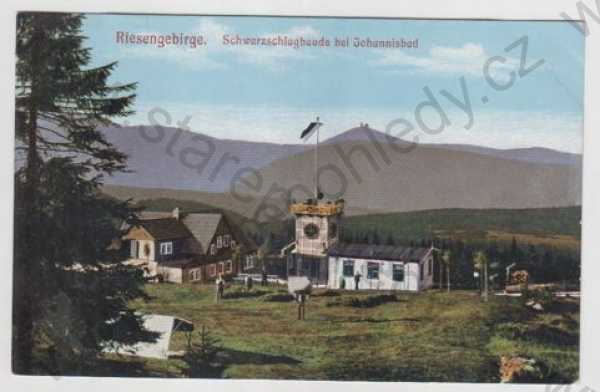  - Jánské lázně (Johannisbad) - Trutnov, Schwarschlagbaude, Krkonoše (Riesengebirge), kolorovaná