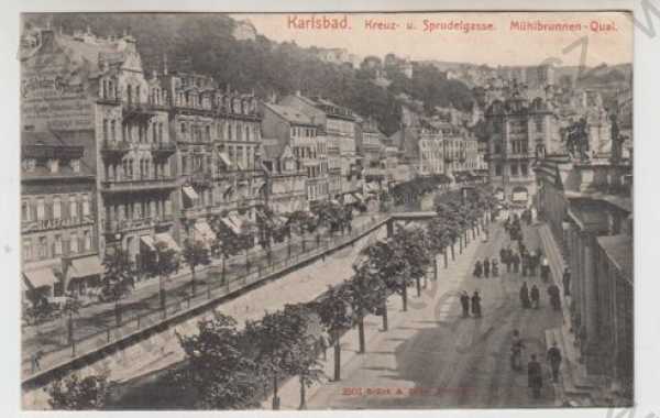  - Karlovy Vary (Karlsbad), pohled ulicí