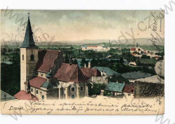  - Litovel, Olomouc, částečný záběr města, DA