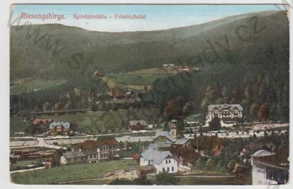  - špindlerův Mlýn (Spindelmühle) - Trutnov, Krkonoše (Riesengebirge), částečný záběr města