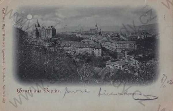  - Teplice, Teplitz, celkový pohled, DA