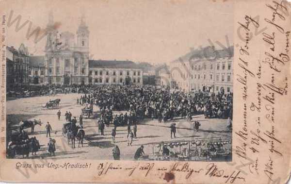  - Uherské Hradiště, DA, náměstí, kostel