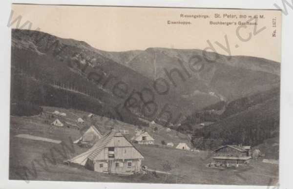  - Krkonoše (Riesengebirge), Eisenkoppe, Sv. Petr, restaurace