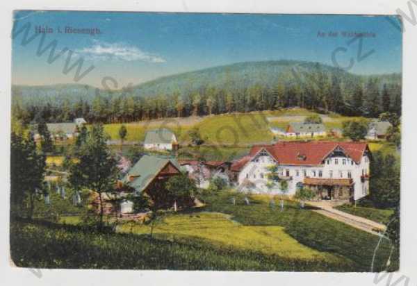  - Krkonoše (Riesengebirge), Hain, kolorovaná