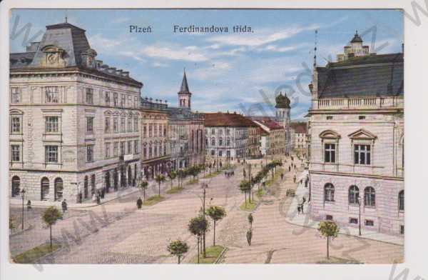  - Plzeň - Ferdinandova třída, kolorovaná