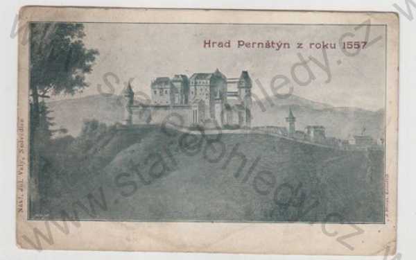  - Hrad Pernštejn (Pernštýn) - Brno venkov, historická - 1557, DA