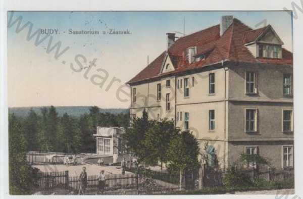  - Budy (Kutná hora), sanatorium, zámek, kolorovaná