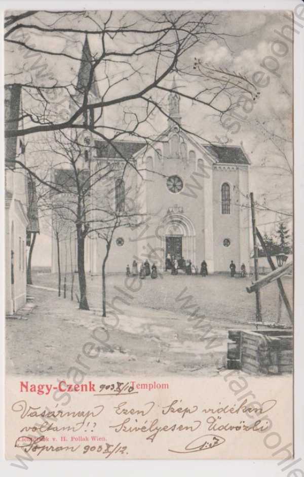  - Maďarsko - Nagy-Czenk - synagoga, DA
