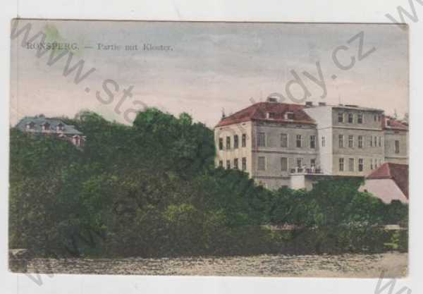  - Poběžovice (Ronsperg) - Domažlice, klášter, kolorovaná