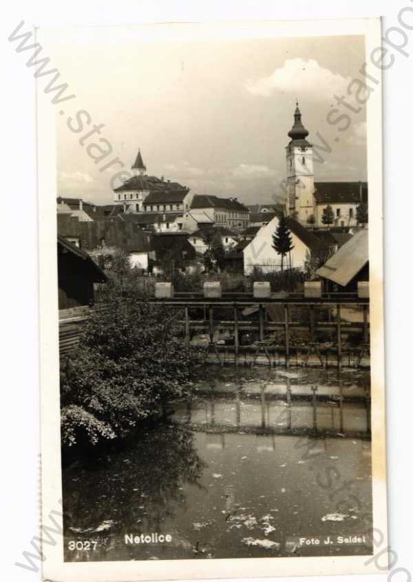  - Netolice, Prachatice, částečný záběr města, foto J.Seidel