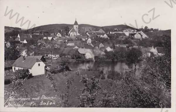  - Strunkovice nad Blanicí, Prachatice, celkový pohled, kostel