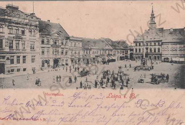  - Česká Lípa - Leipa in Böhmen, náměstí, DA