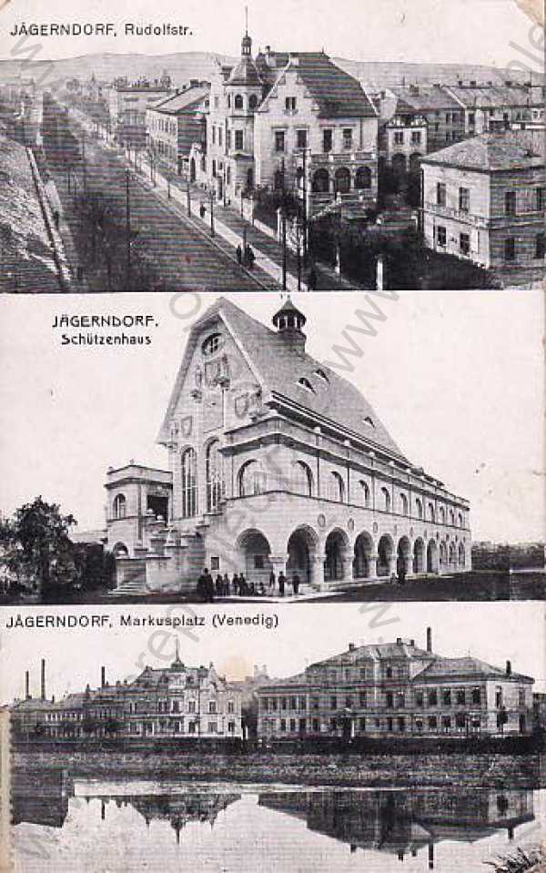  - Krnov - Jägrndorf (Bruntál) náměstí, Rudolfova třída, střelnice