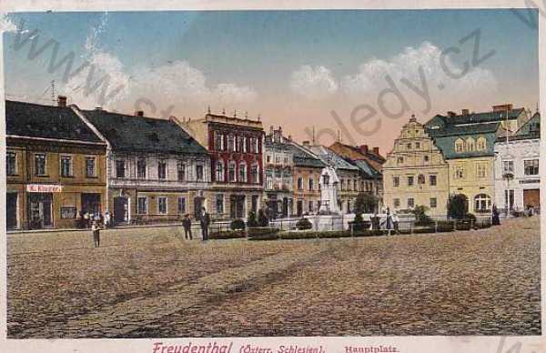  - Bruntál - Freudenthal, náměstí, kolorovaná