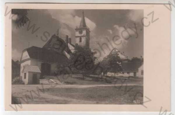  - Velešín (Weleschin) - Český Krumlov, kostel, Foto-fon