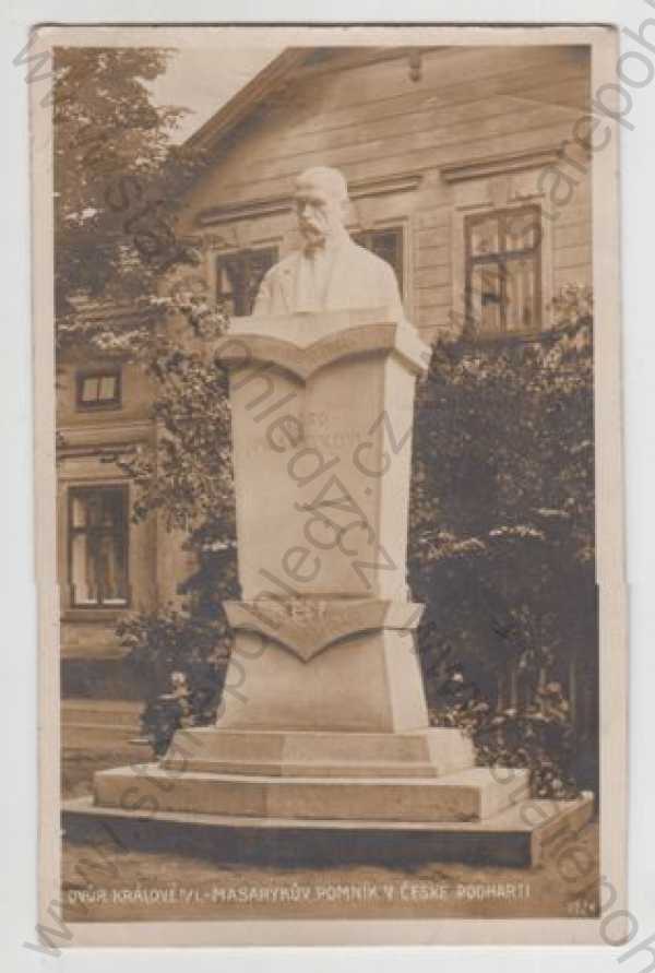  - Dvůr Králové nad Labem (Trutnov), Masaryk, pomník, socha, Foto-fon