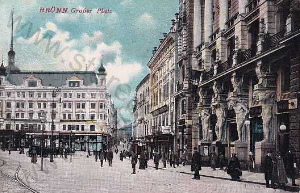 - Brno - Brün, náměstí, kolorovaná