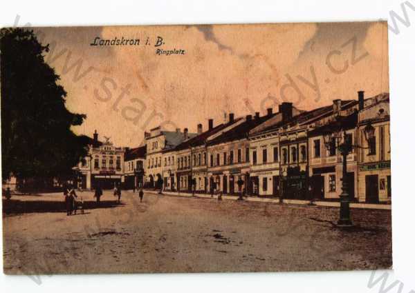  - Lanškroun, Ústí nad Orlicí, náměstí, obchody