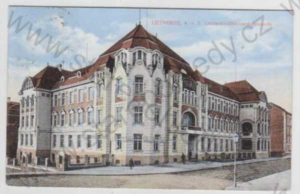  - Litoměřice (Leitmeritz), divisionskommando, kolorovaná