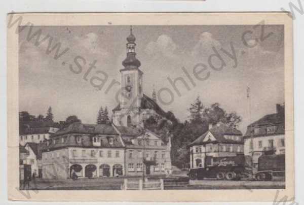  - Krásná Lípa (Děčín), kostel, částečný záběr města