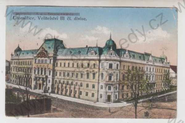  - Litoměřice, velitelství, kolorovaná