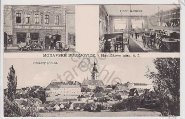  - Moravské Budějovice - Hotel Komzák - interiér, exteriér, celkový pohled