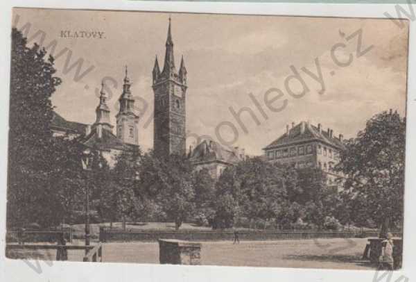  - Klatovy, věž, částečný záběr města