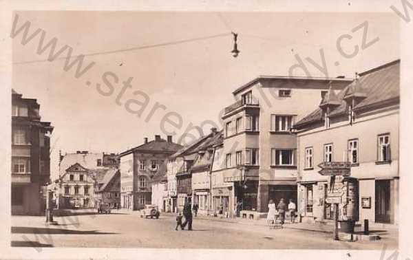  - Česká Kamenice, Děčín, ulice, obchody