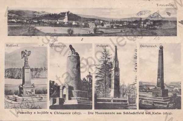  - Chlumec, Kulm, Ústí nad Labem, pomníky, celkový pohled