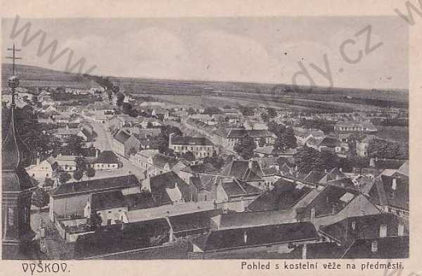  - Vyškov, pohled na město z výšky