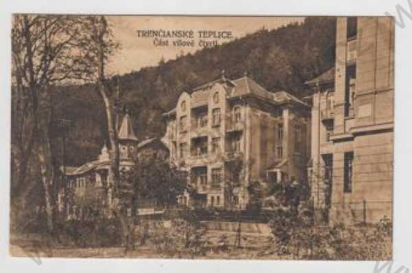  - Slovensko, Trenčianské Teplice (Trenčín), vila, vilová čtvrť
