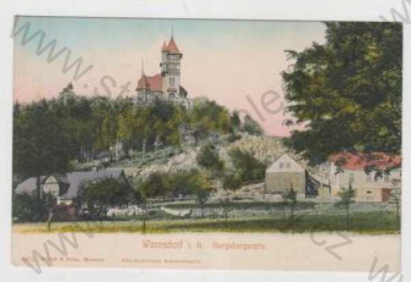  - Varnsdorf (Warnsdorf) - Děčín, Hrádek, kolorovaná