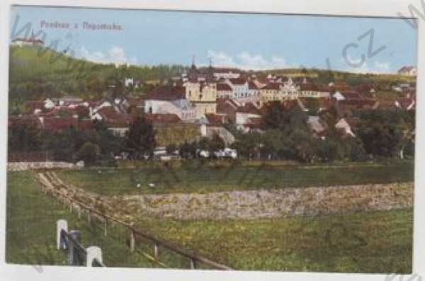  - Nepomuk (Plzeň - jih), celkový pohled, kolorovaná