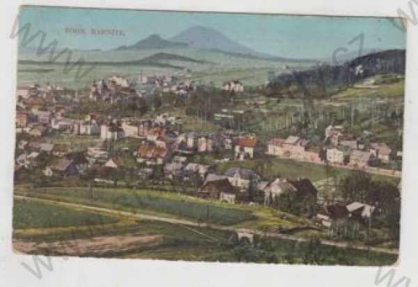  - Česká Kamenice (Böhm. Kamnitz) - Děčín, celkový pohled, kolorovaná